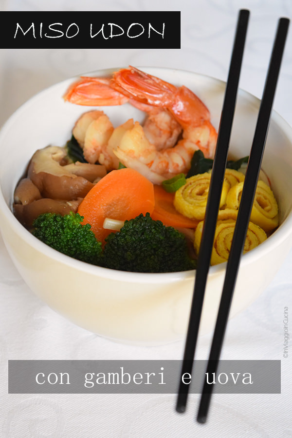 Zuppa di miso con udon