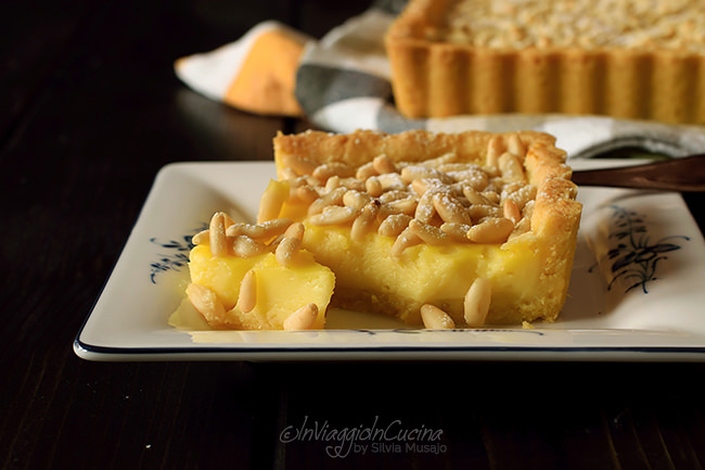 Fetta di torta della nonna