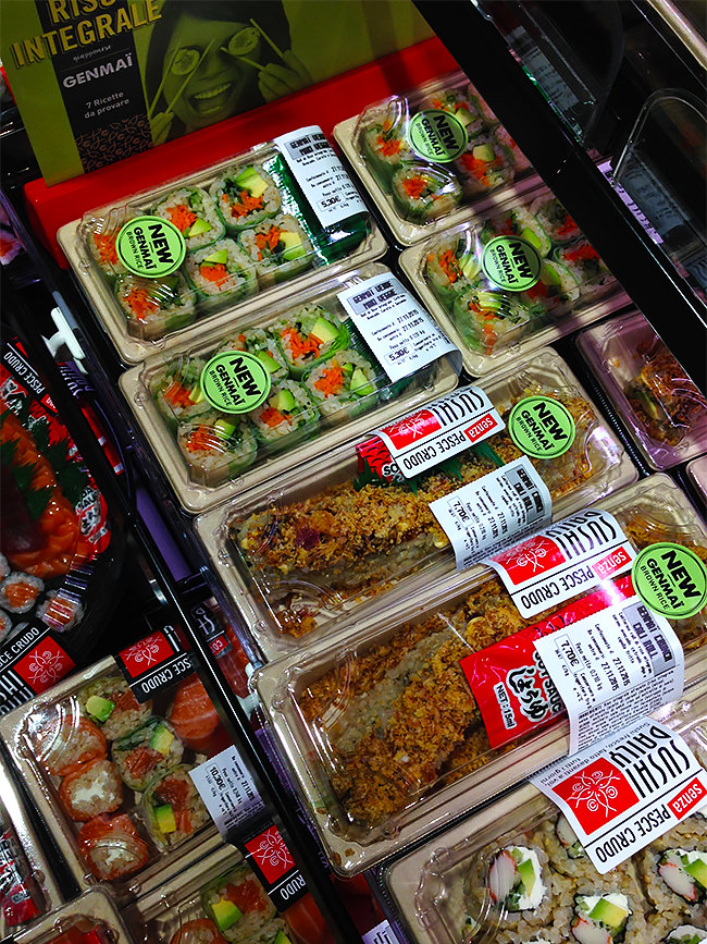 Confezioni di sushi integrale genmai