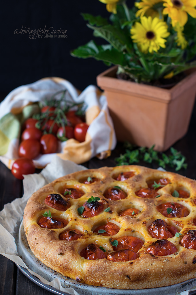 Apulian or Bari focaccia