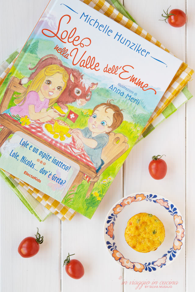 Savory polenta muffins with Emmentaler cheese and peppers Savory polenta muffins with Emmentaler cheese and peppers