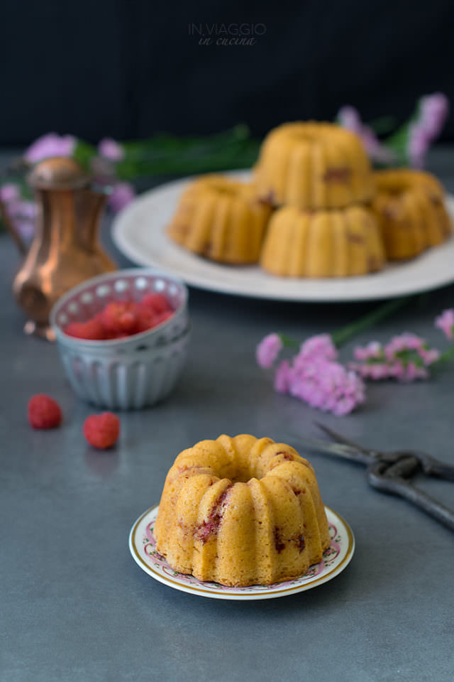 Vegan raspberry mini bundt cake Vegan raspberry mini bundt cake